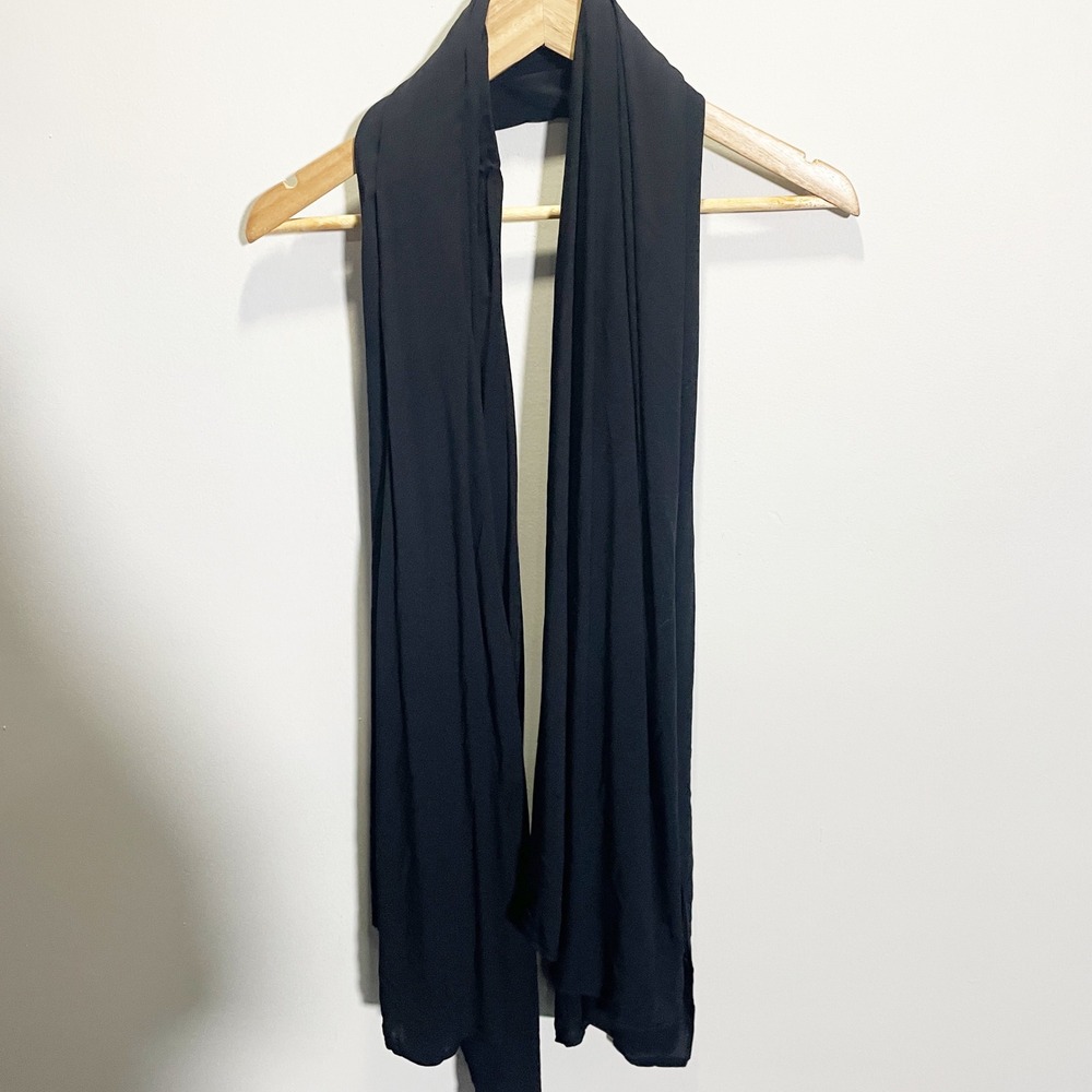 Freely Missy Pareo Swimsuit‎ Coverup Black Wrap One Size 806693